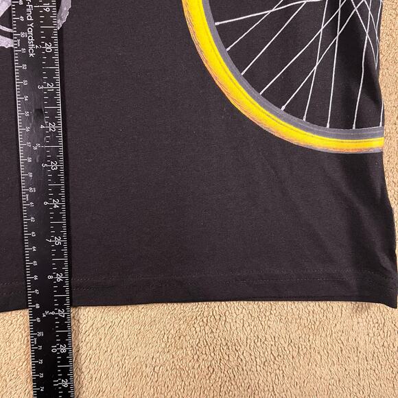 NWT Fox Originals, Black, Amsterdam Biketown Crewneck T-Shirt, Size Small - Picture 4 of 8